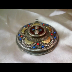 Pakistani silver pendant